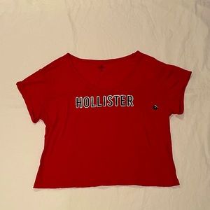 Red Hollister shirt!